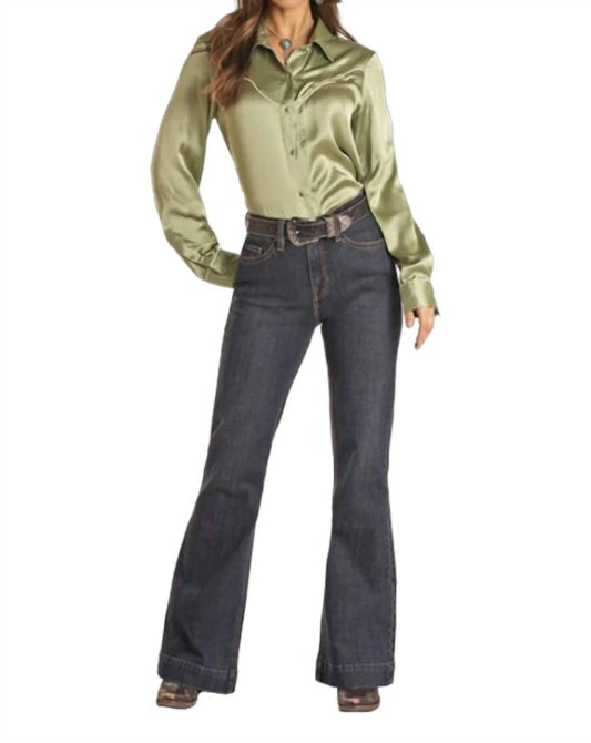 Panhandle - Rock & Roll Denim High Rise Trouser Jean