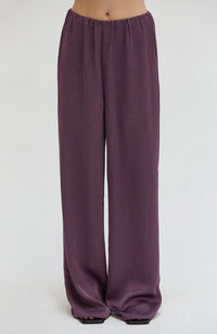 Crescent - Women's Audrey Textured Satin Pants