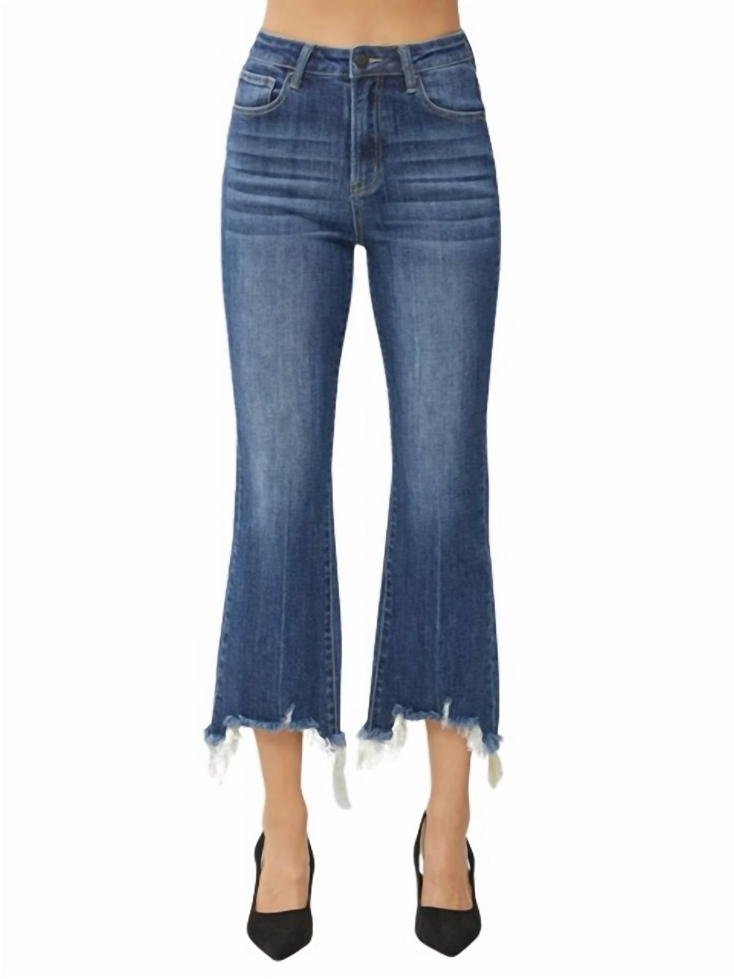 Risen - No Satisfaction Ankle Flare Jeans