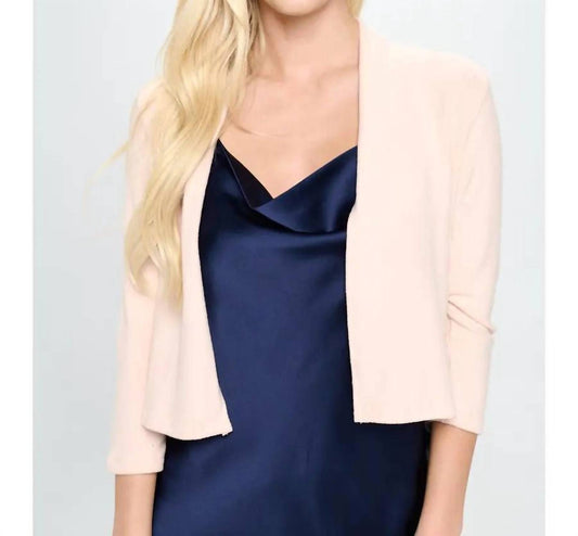 Reneec. - Brushed Knit Cashmere Like Bolero Cardigan