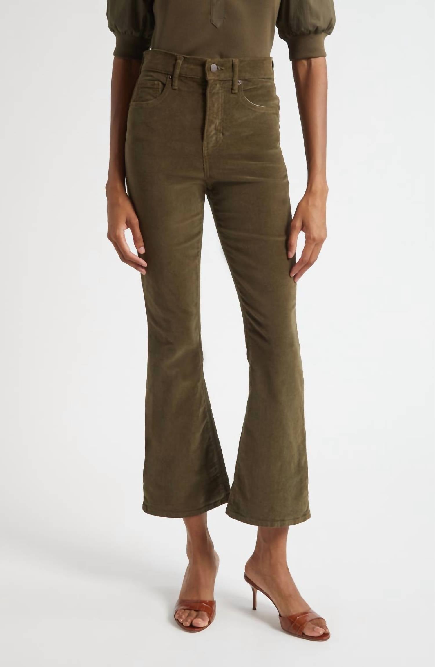Veronica Beard - Carson High Waist Ankle Flare Leg Pants