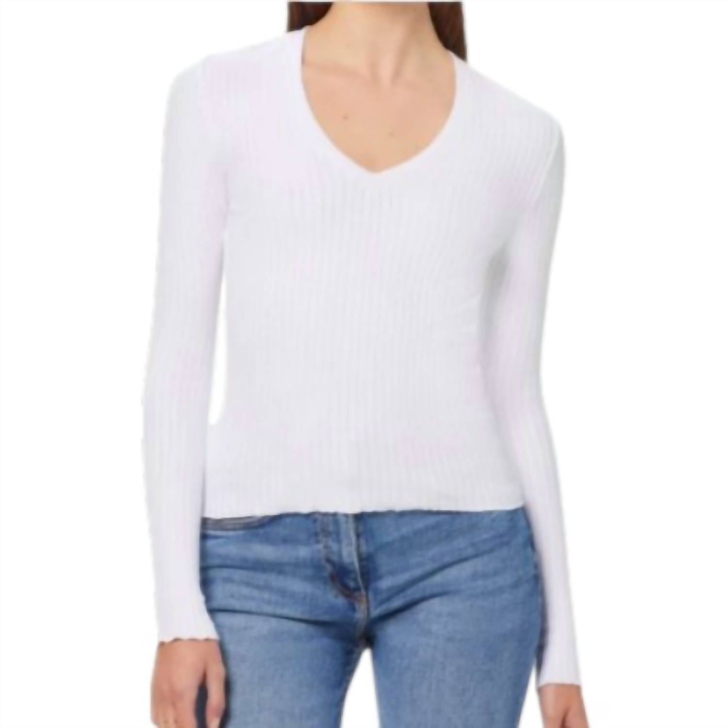 Goldie - Chelsea V Neck Long Sleeve Tee