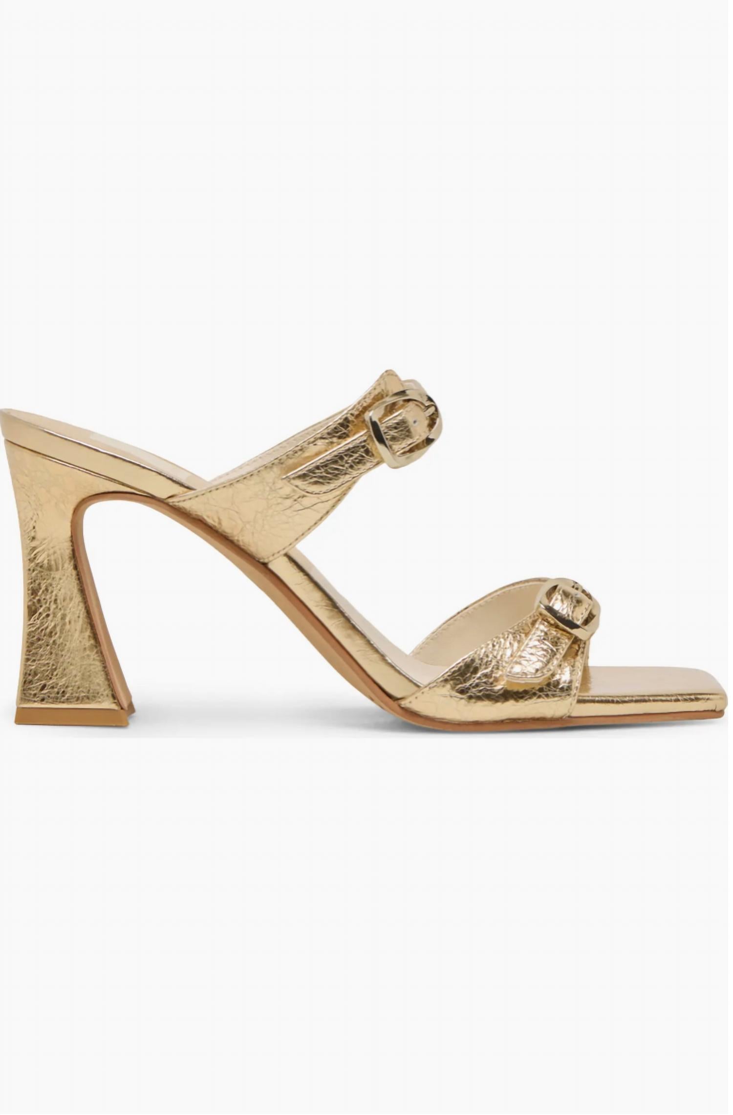 Dolce Vita Women's Narcia Slide Sandal in gold - women's sandal - alternate view