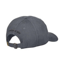 Ski-Doo Men's I Dream of Snow Adjustable Baseball Cap Dad Hat in gray - men's hat - detail view