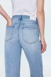 Pistola - Lexi Mid Rise Bowed Straight Jean