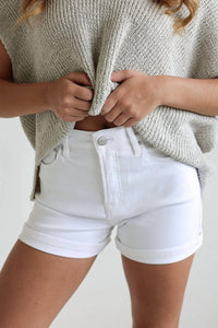 Risen - Bianca High-rise Denim Shorts