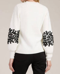 Tyler Boe - Soutache Trim Sleeve Sweater