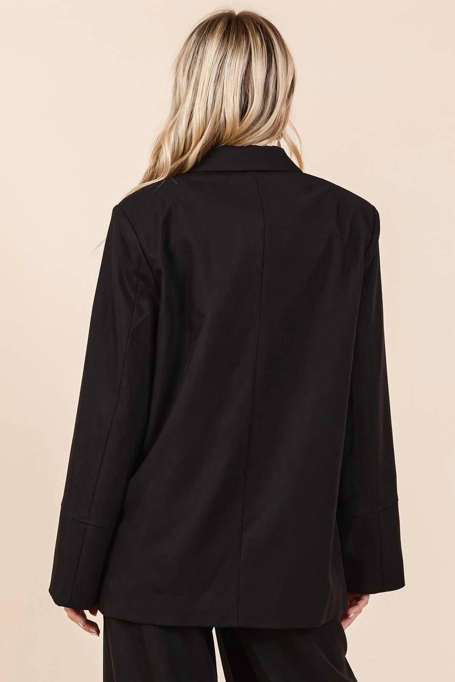 Mittoshop - BOYFRIEND FIT BLAZER JACKET