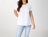 Coco + Carmen - Milla Short Sleeve Tier Bottom Top
