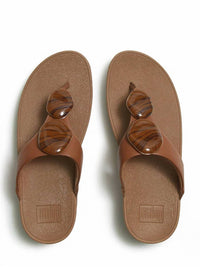 Fitflop - Women's Lulu Marbled-stone Toe-post Sandals