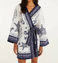 Farm Rio - COAST SCARF MINI DRESS