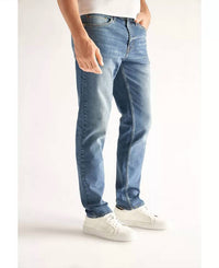 DEVIL-DOG Slim Straight Stretch Denim Jeans - men's jeans - detail view