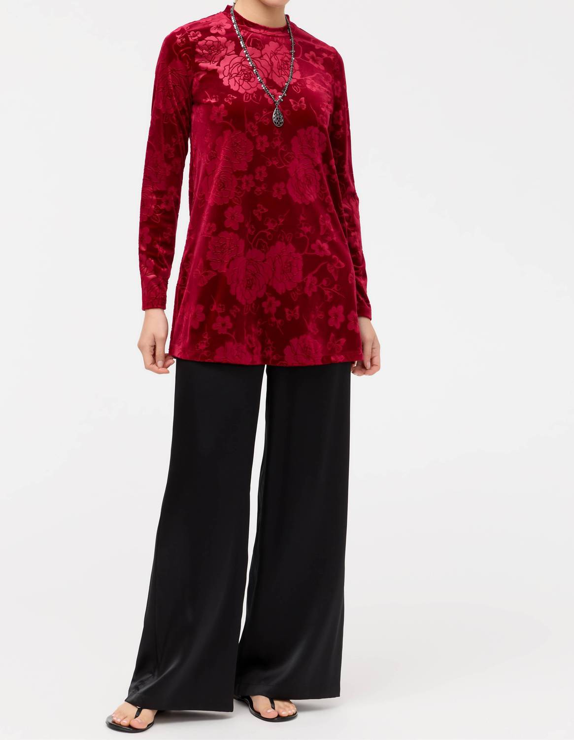 Johnny Was - STRETCH VELVET TUNIC