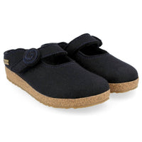 Haflinger - Women's Alice Strapped Boiled Wool Clog