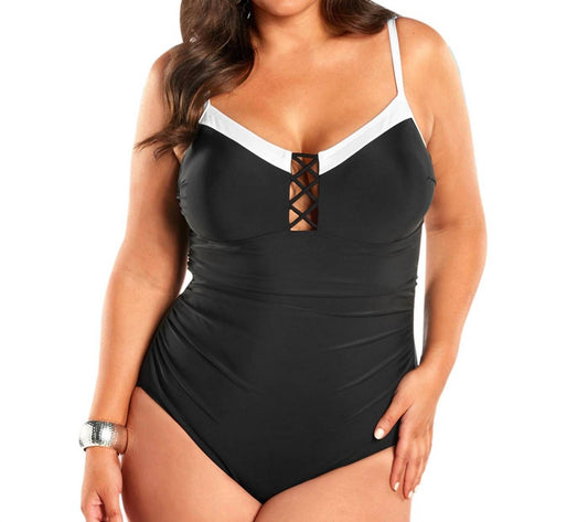 Always For Me - Plus Size Mykonos One Piece Swimsuit