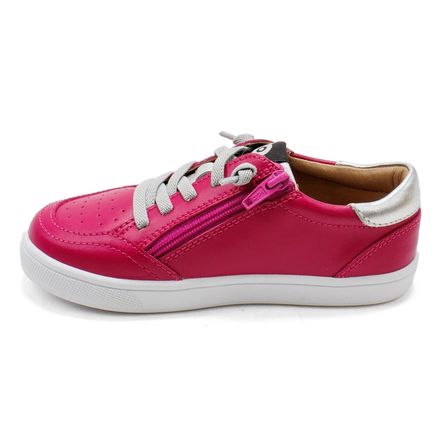 Oldsoles - Girl's Platinum Runner Low Top Sneaker