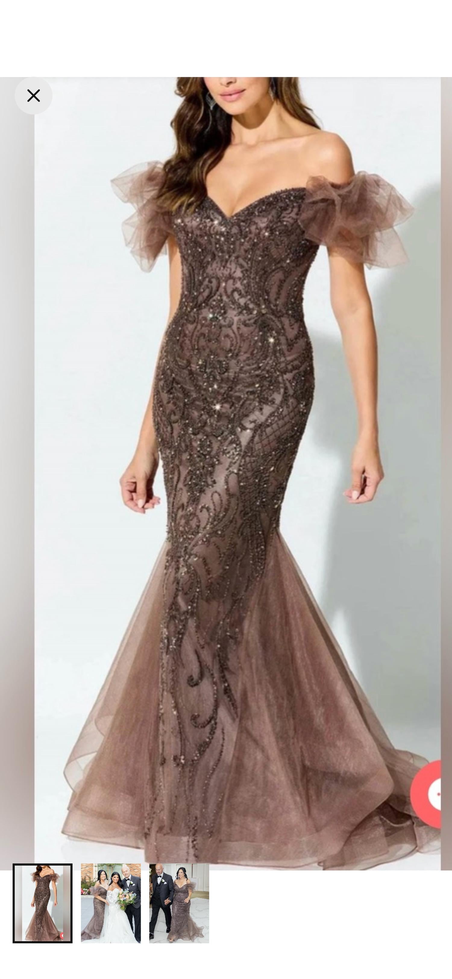 Ivonne D - beaded gown