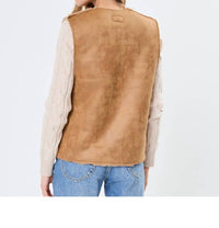 Frnch - Banel Reversible Toggle Waistcoat Vest