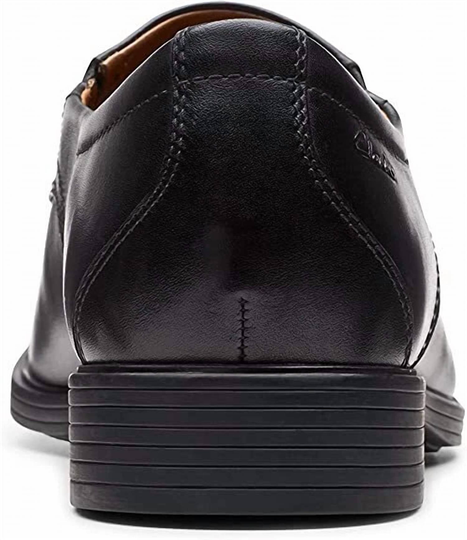 Clarks Men's Whiddon Step Shoe in black - men's shoe - view 5