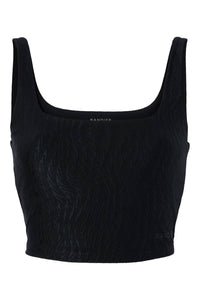 Bandier - Tempo Crop Jacquard Bra