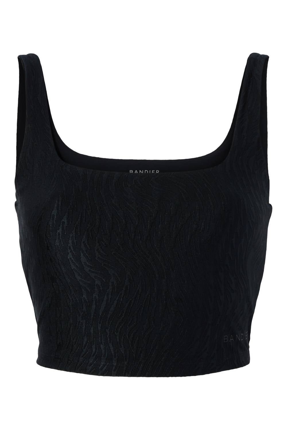 Bandier - Tempo Crop Jacquard Bra