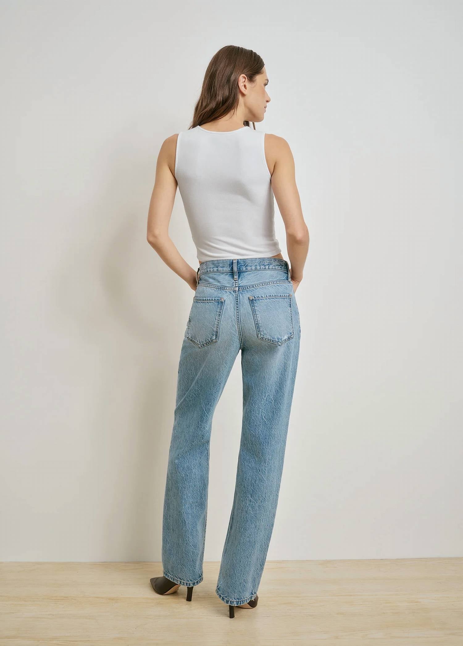 Favorite Daughter - Tommy Low Slung Straight Jeans
