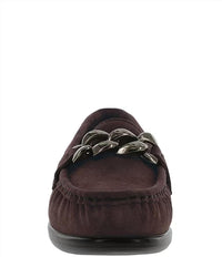 Sas - Women's Metro Link Suede Bold Link Chain Loafers