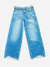 Dl1961 - Kids' - Girl's Nini Wide Leg Distressed Hem Jeans