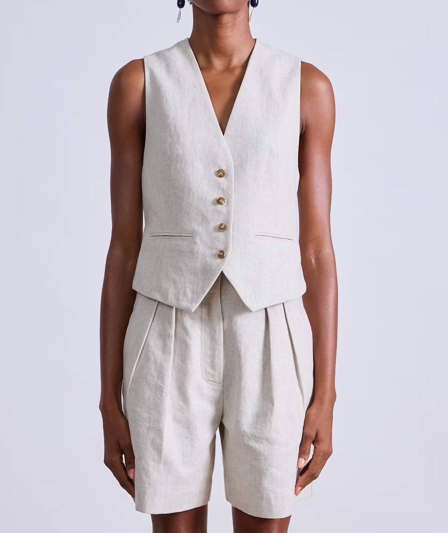 Apiece Apart - Cecila Linen Vest