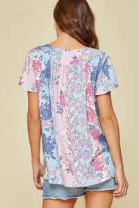 Andree By Unit - Floral Flutter Sleeve Blouse