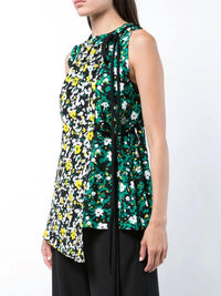 Proenza Schouler - Floral Asymmetrical Top