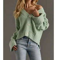 Panache Apparel - Knit Cropped Cardigan