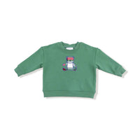Angel Dear - Boys' Holiday Bear Plaid Sweatshirt With Jogger Set