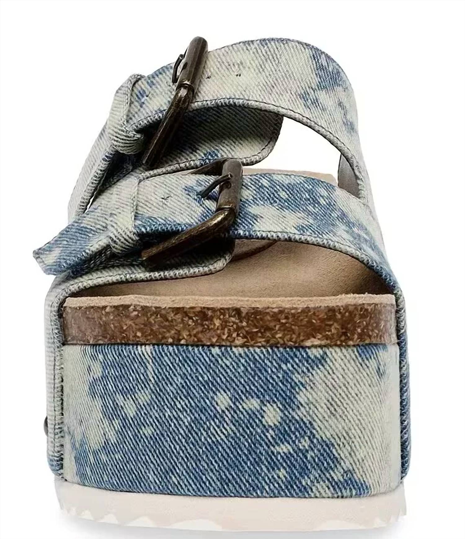 STEVE MADDEN Women's Kali Sandals in denim - women's sandal - alternate view