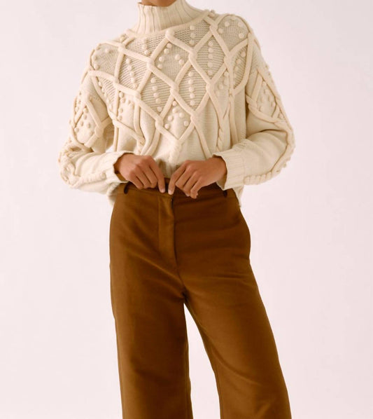 Sayaka Davis - Pom-pom Cable Knit Sweater