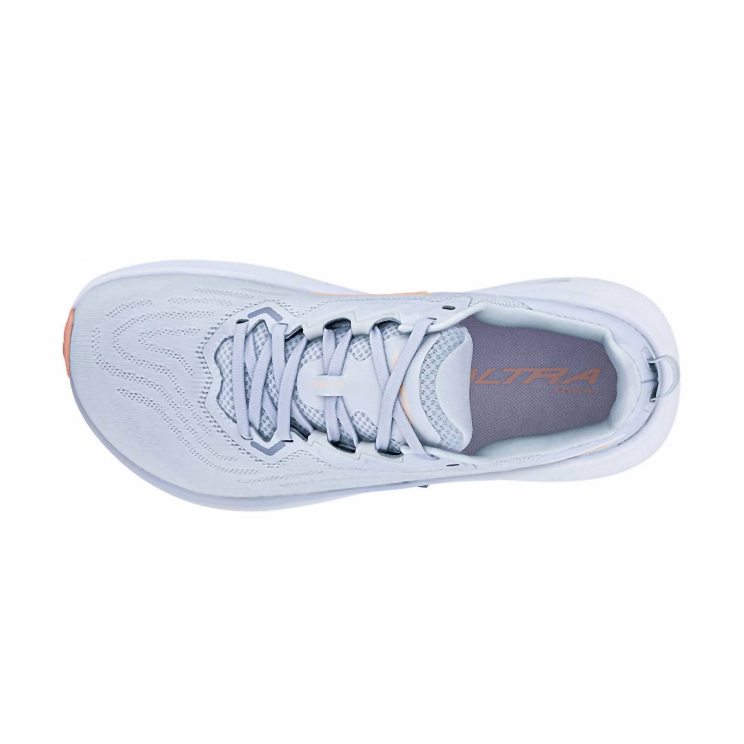 ALTRA Women's Fwd Via Shoe in light gray - women's shoe - detail view