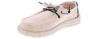 HEY DUDE Women's Wendy Americana Shoes in off white - women's flats - view 4