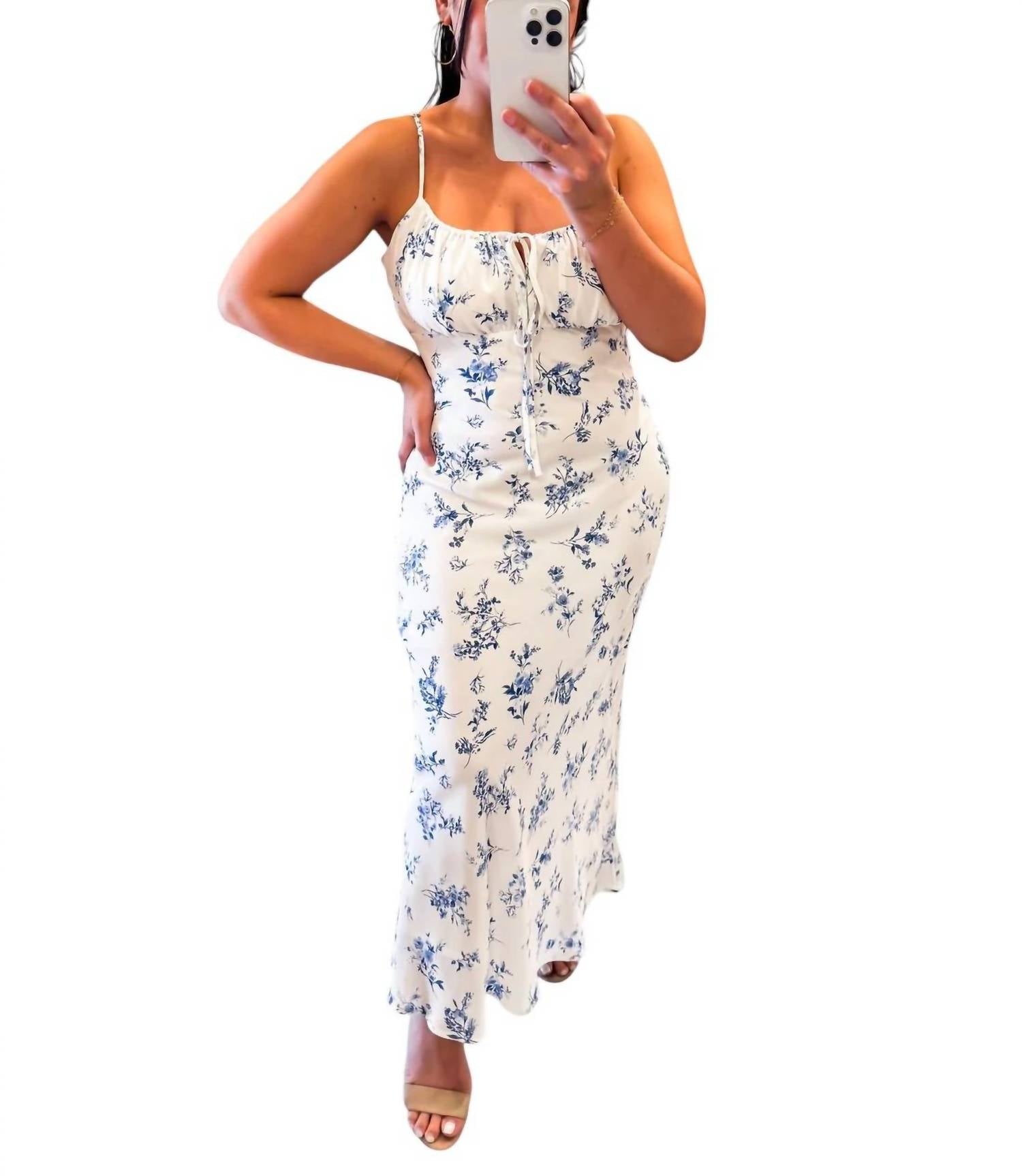 Blu Pepper - Castle Hill Floral Ankle Dress