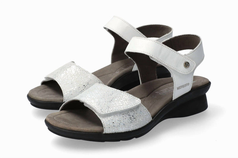 MEPHISTO Women's Patty Sandals in white - women's sandal