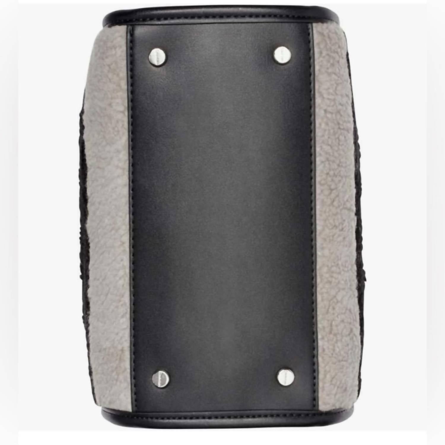CALVIN KLEIN Women's Shoulder Bag in black and cream - women's bag - view 9