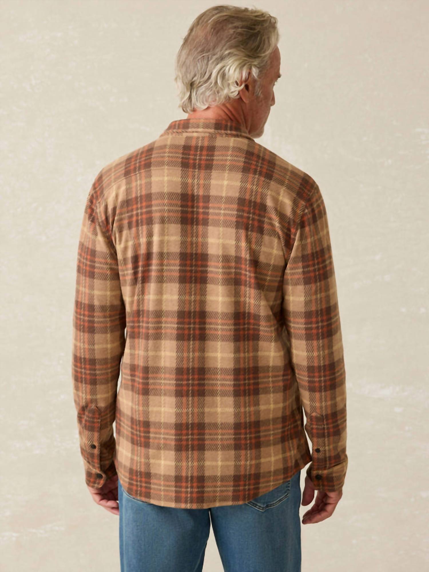 Faherty - Legend Sweater Shirt- Cedar Sands Plaid