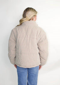 Le Lis - GINGHAM PUFFER JACKET