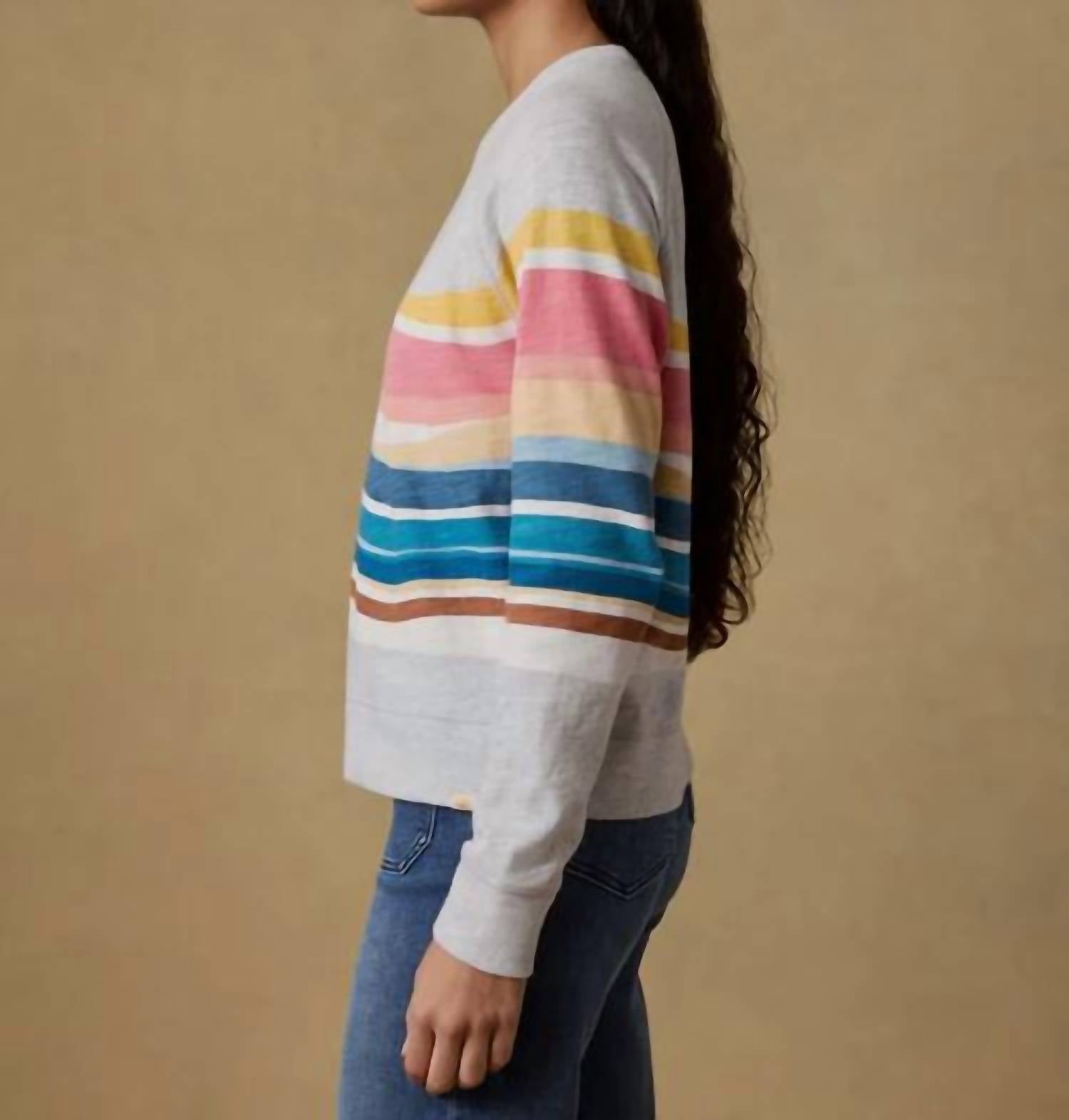 Faherty - Sunwashed Slub Crewneck Sweater