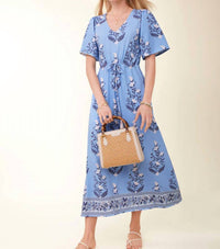 Spartina 449 - Blakelynn V-neck Tiered Midi Dress