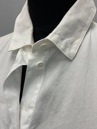 European Culture - WHITE COTTON SHIRT WITH POCKETS