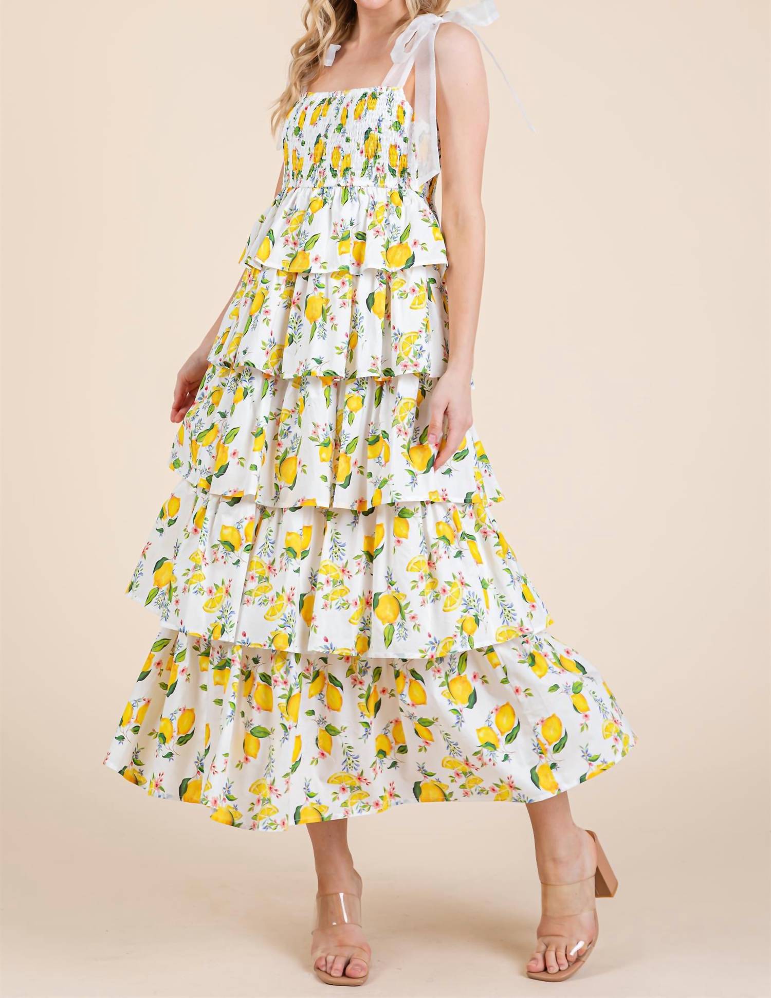 Geegee - Lemoncello Maxi Sundress