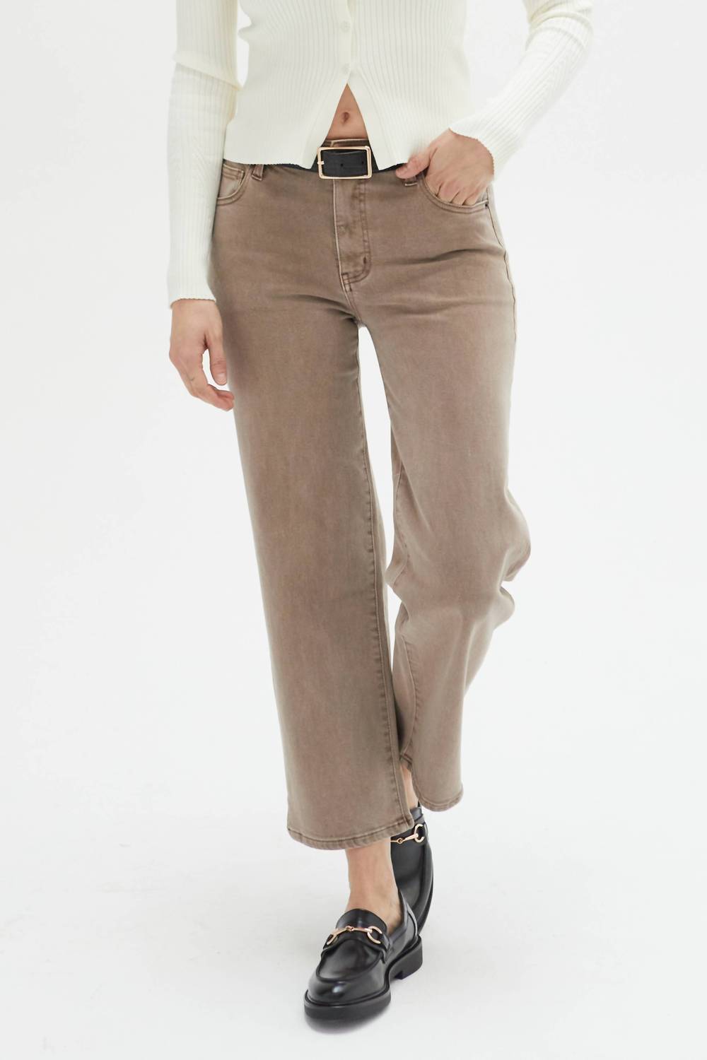 Oliver Logan - Addington Ankle Crop Mid Rise Jean