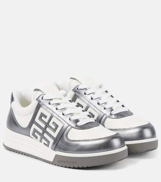 Givenchy - Women's G4 Strapped Logo Low Top Sneakers