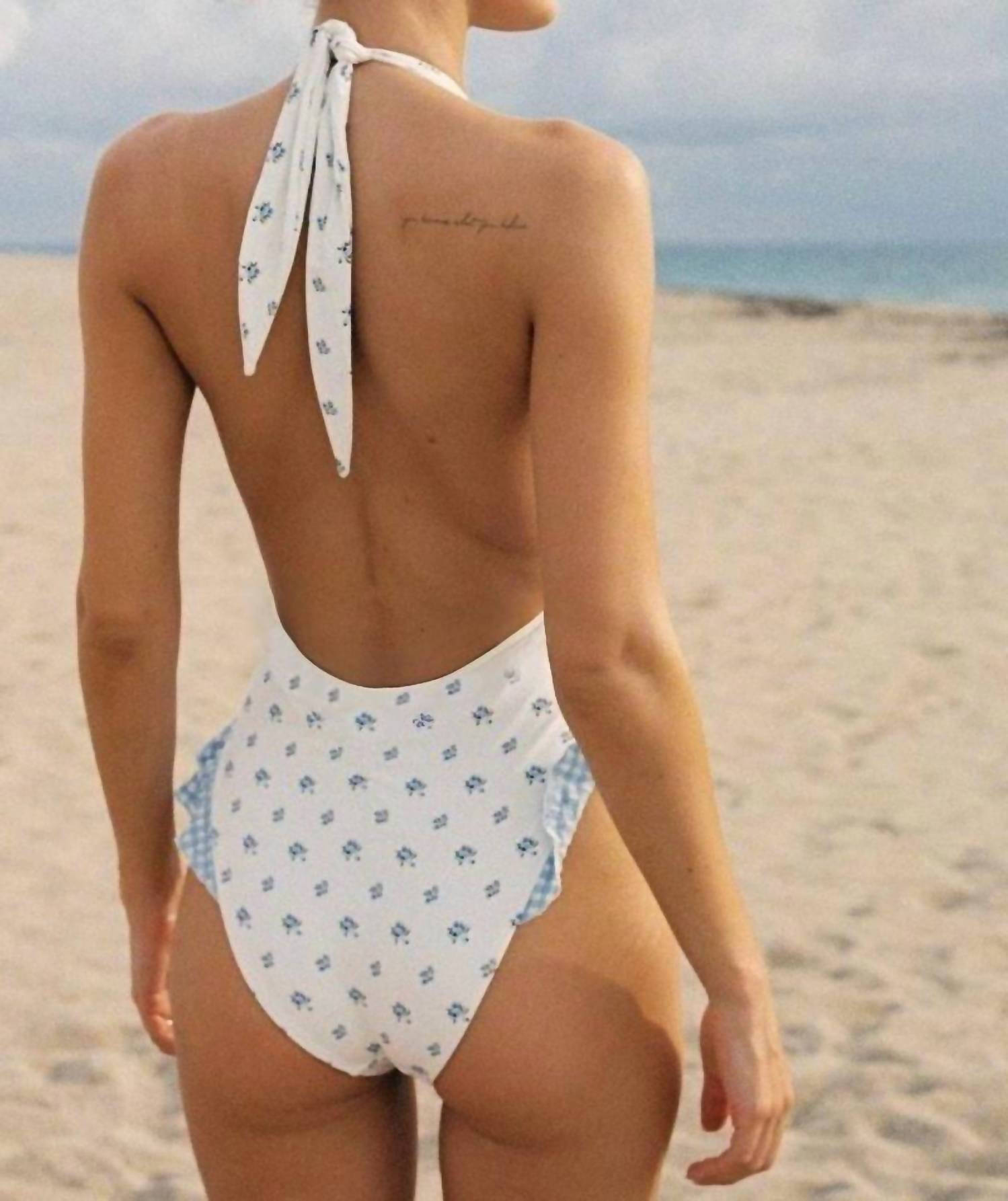 Montce - Tropez Ruffle Edge One-piece Swimsuit