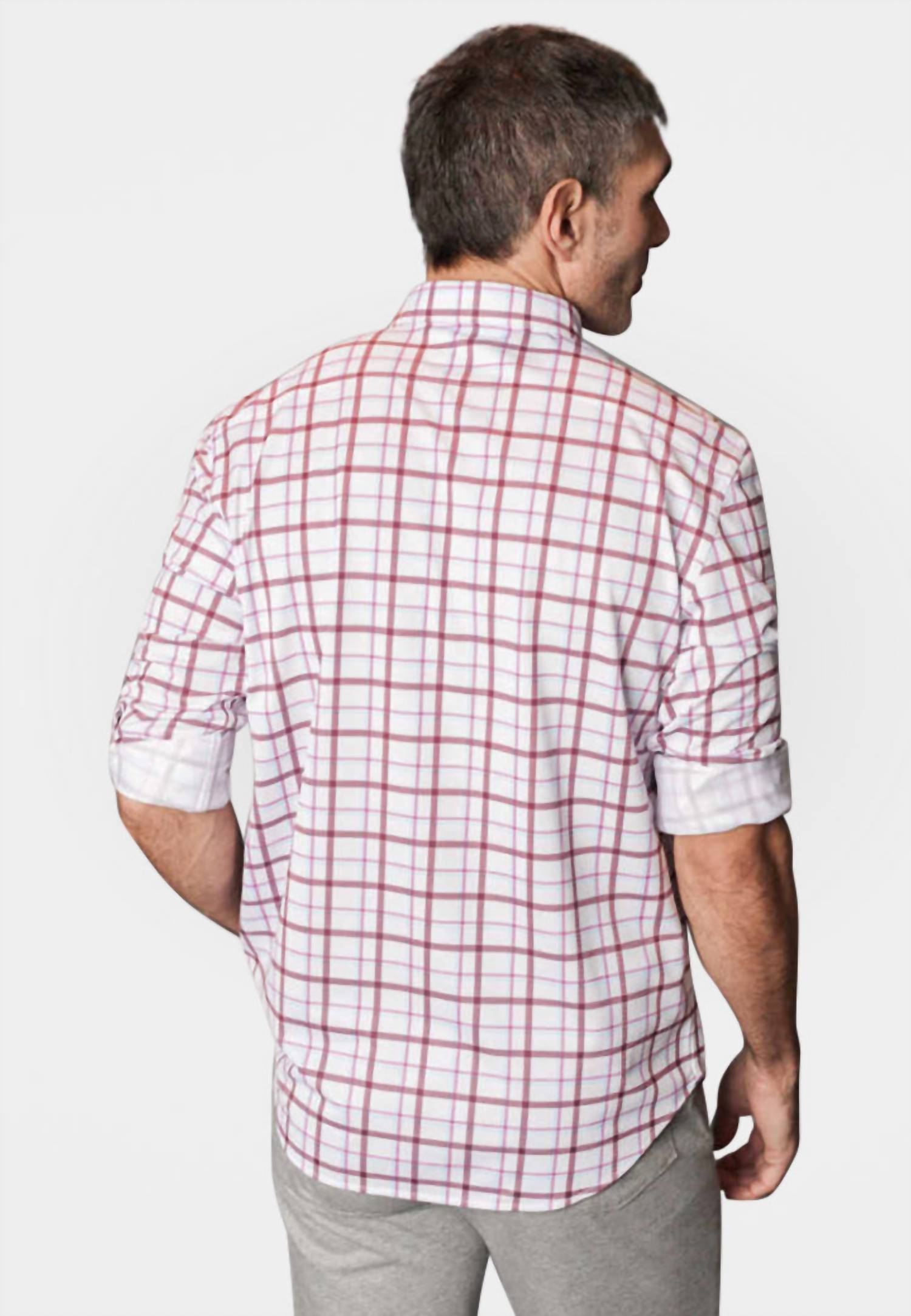 Buki - Carnaby Plaid Long Sleeve Tech Shirt